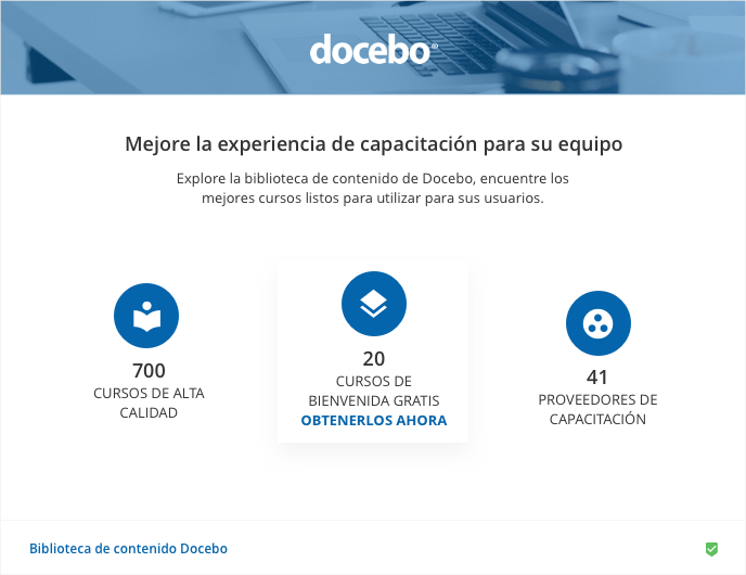 Algunas organizaciones usan hasta 5 proveedores externos de contenido de aprendizaje